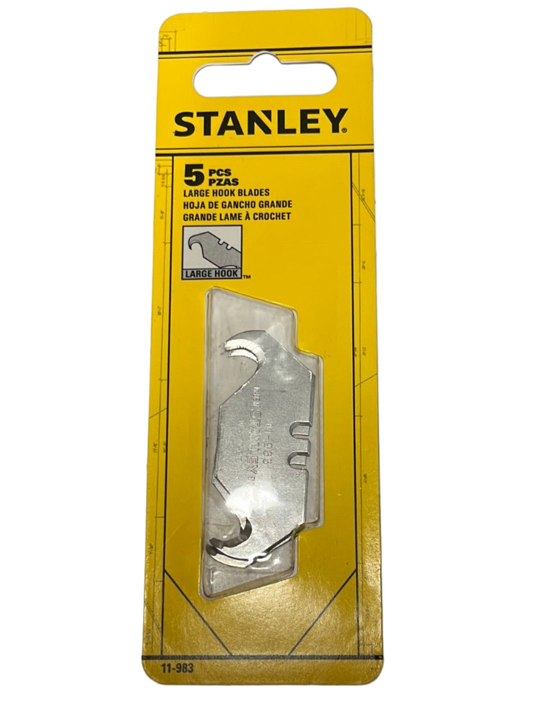 Stanley Hook Utility Blade 5pk #11-983