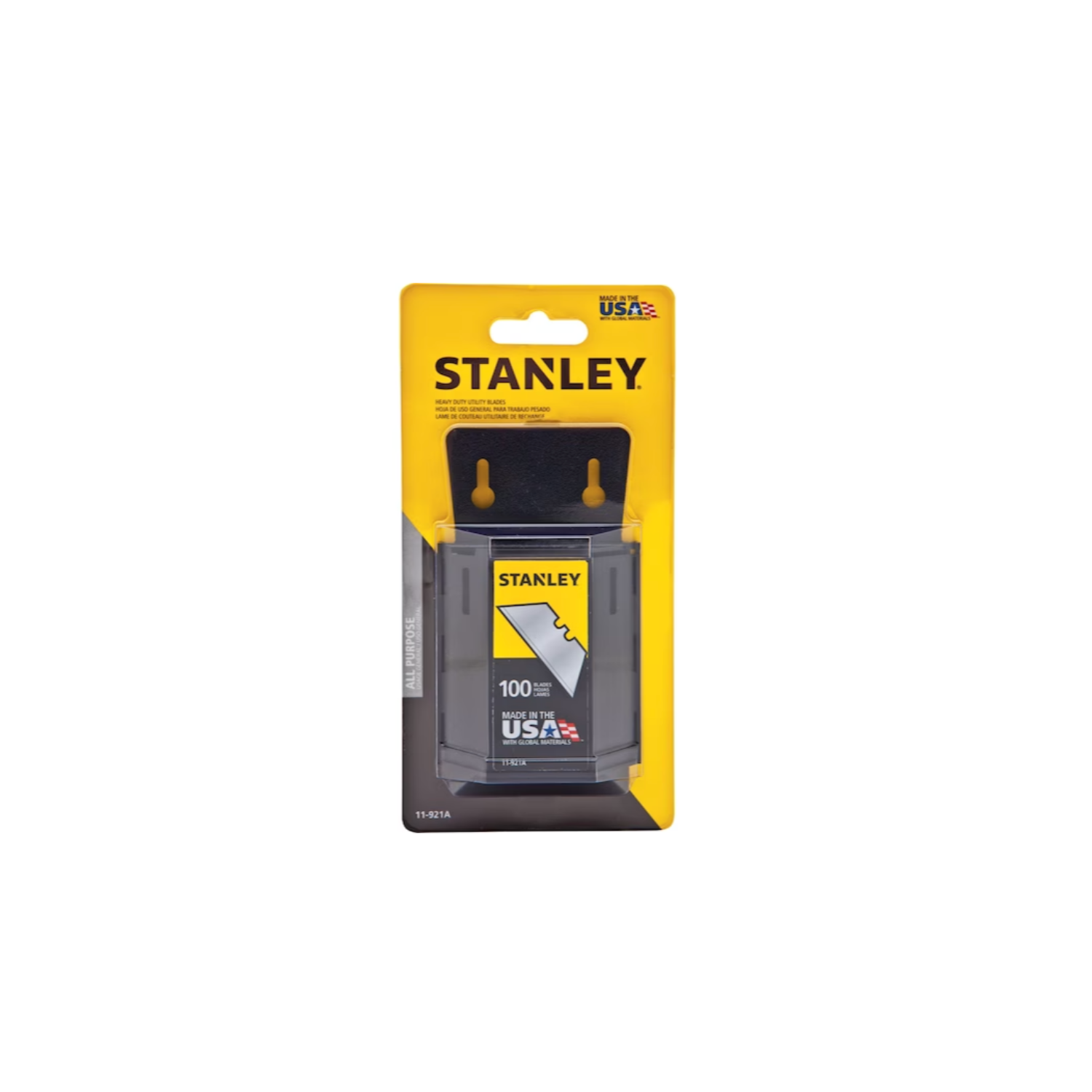 Stanley Utility Straight Blade Dispenser 100pk #11-921A