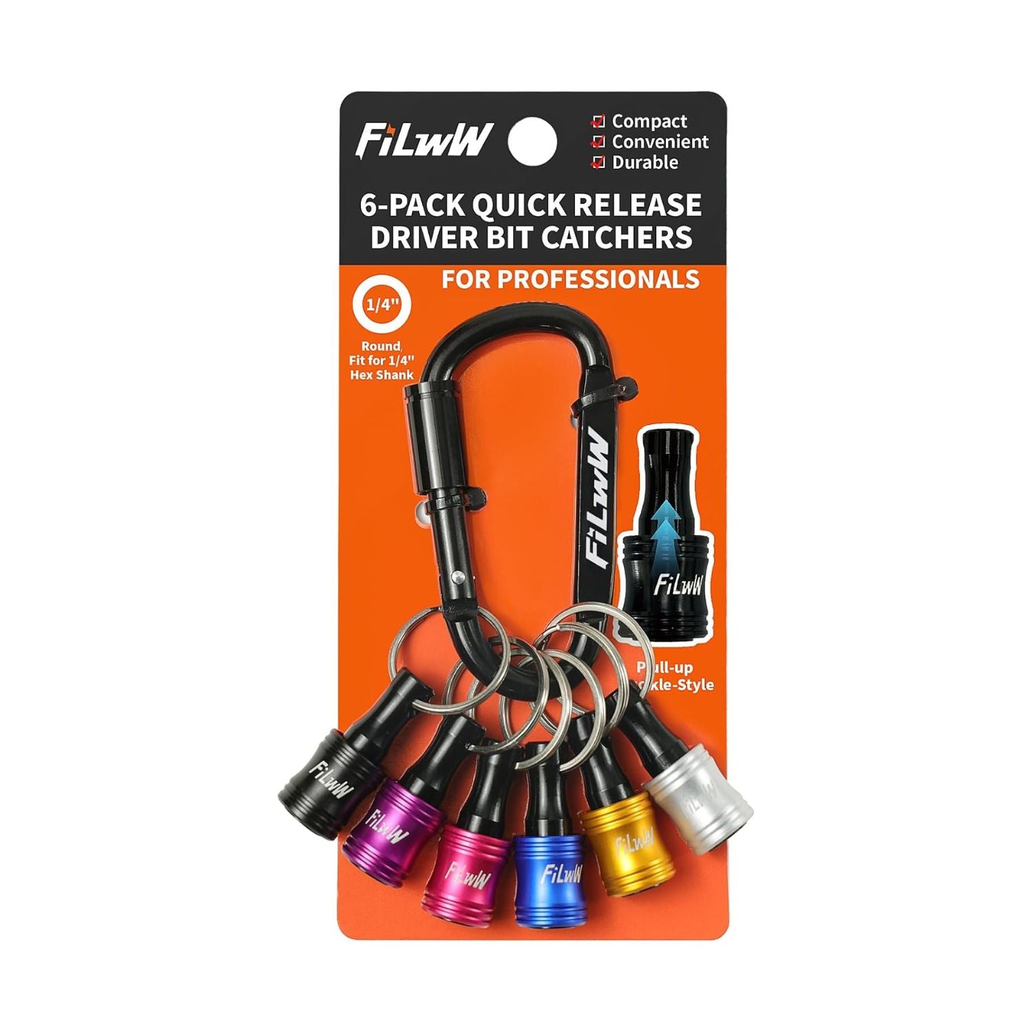 Bit Catcher Keychain 1/4" Quick Release