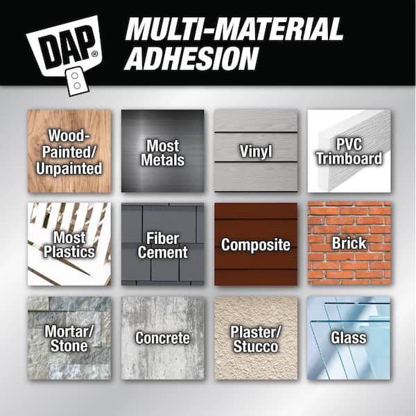 DAP Dynaflex Ultimate Premium All Weather Exterior Window, Door, Siding & Trim Sealant - 10.1 oz. White