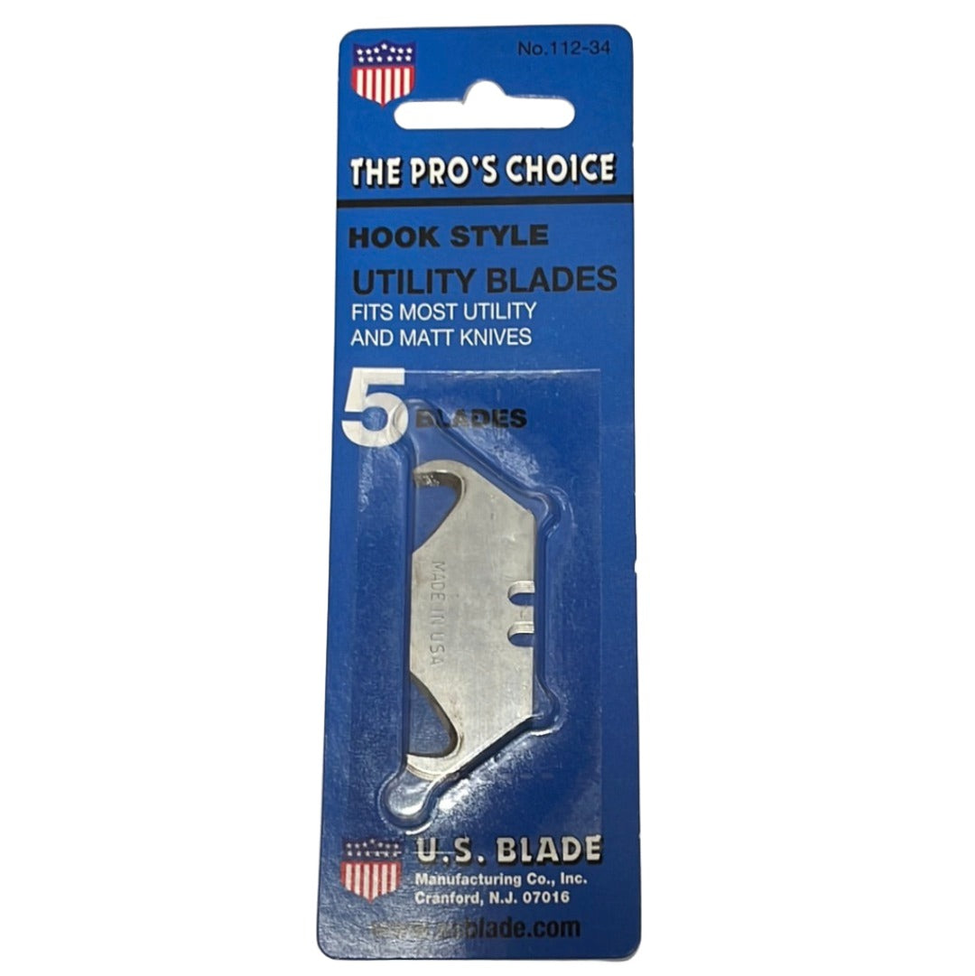 US Blade Hook Utility Blades 5pk