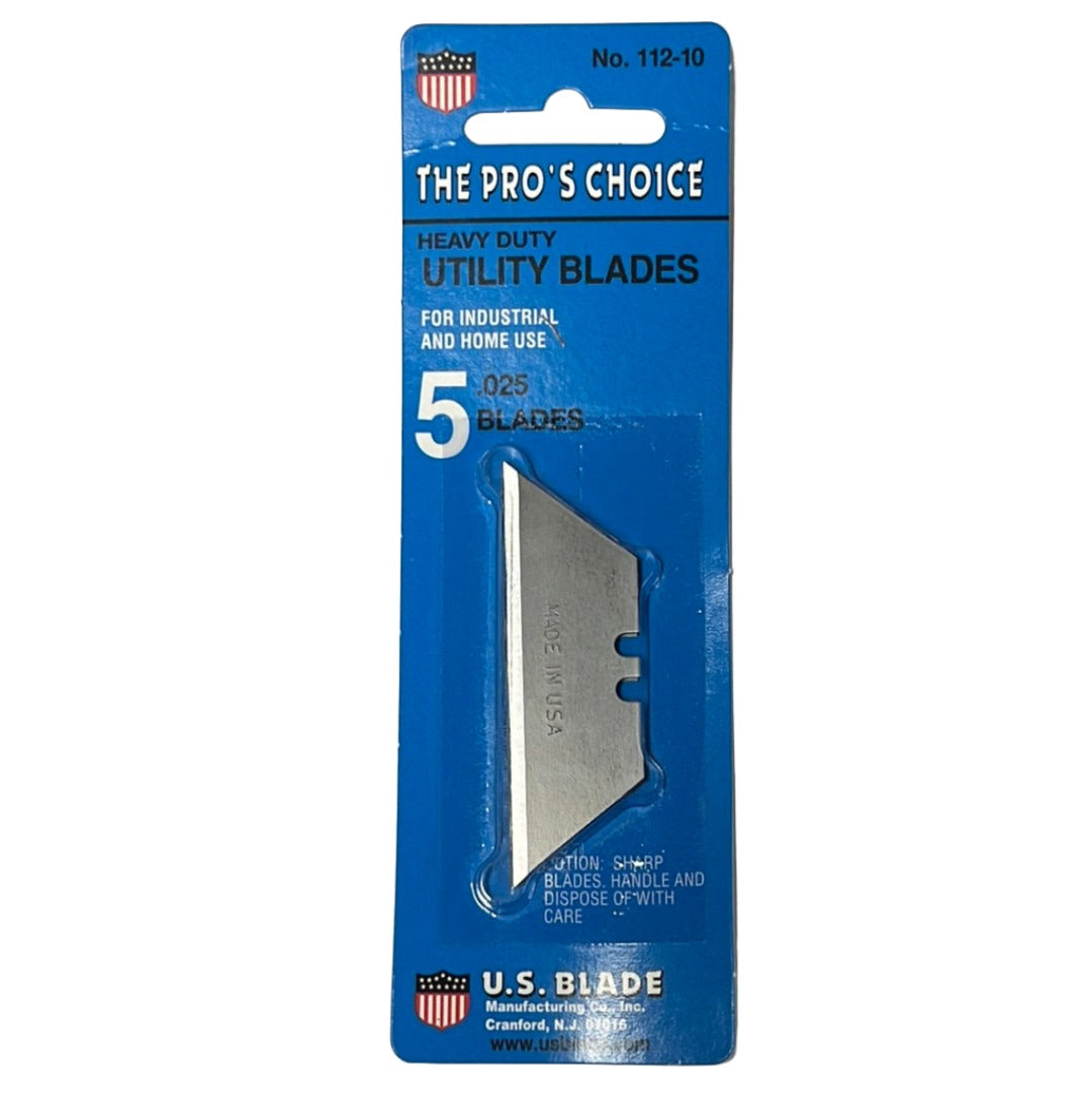 US Blade Straight Utility Blades 5pk