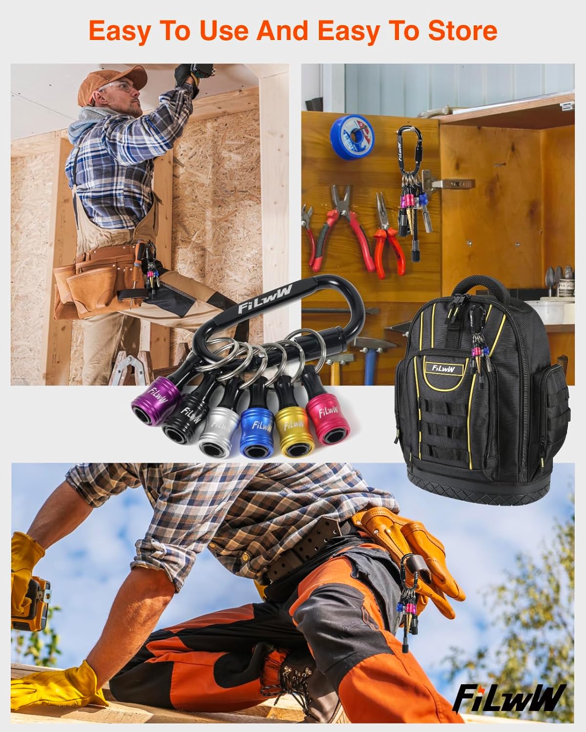 Bit Catcher Keychain 1/4" Quick Release