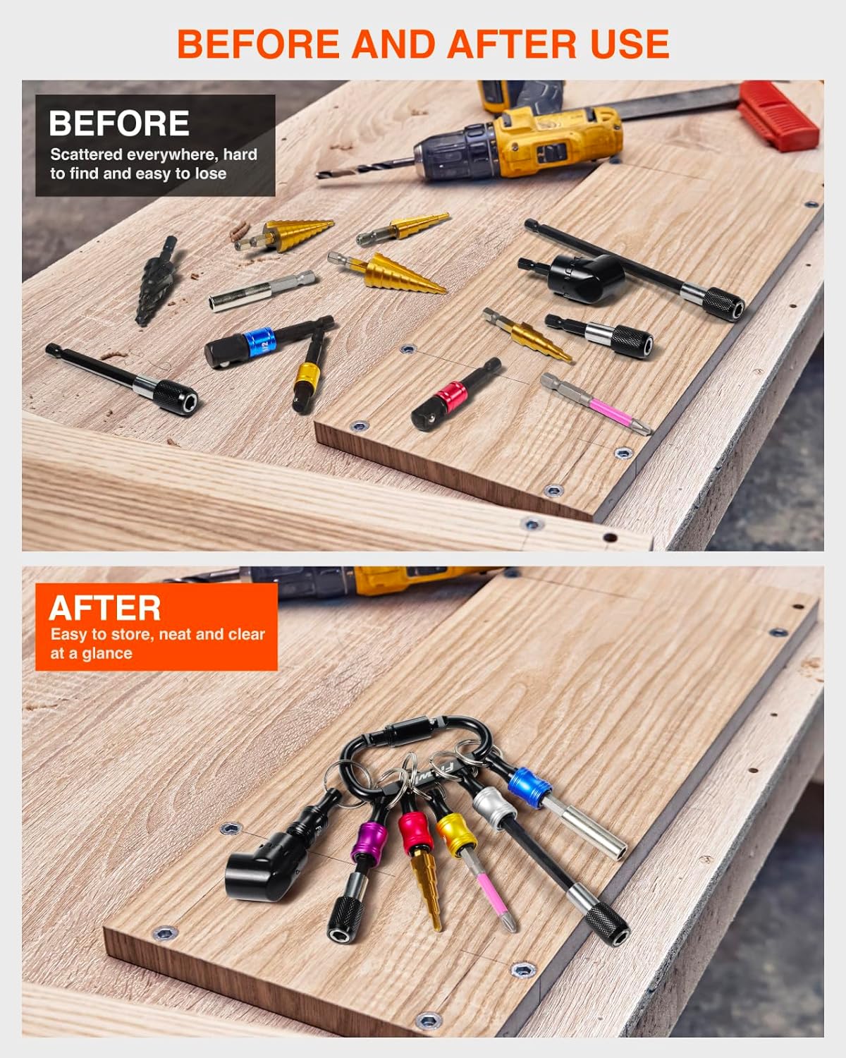 Bit Catcher Keychain 1/4" Quick Release