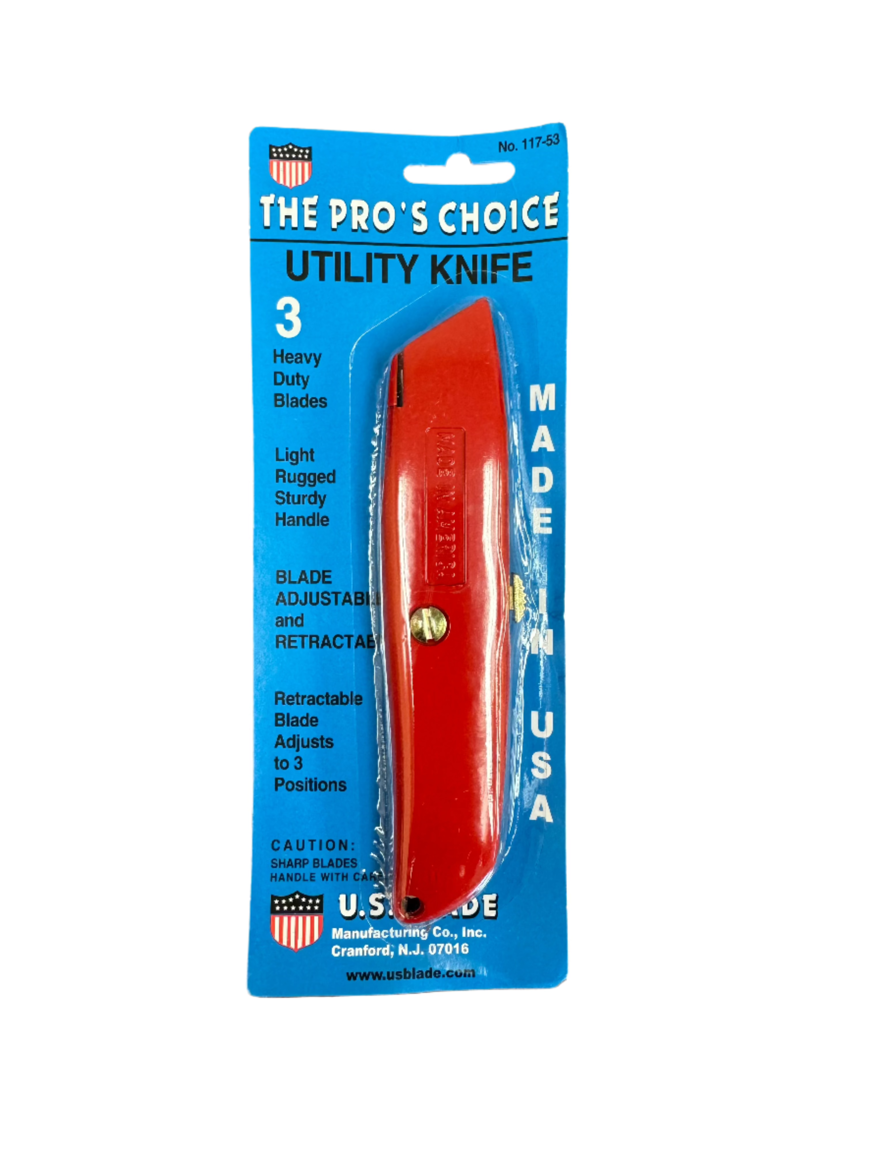 US Blade Retractable Utility Knife