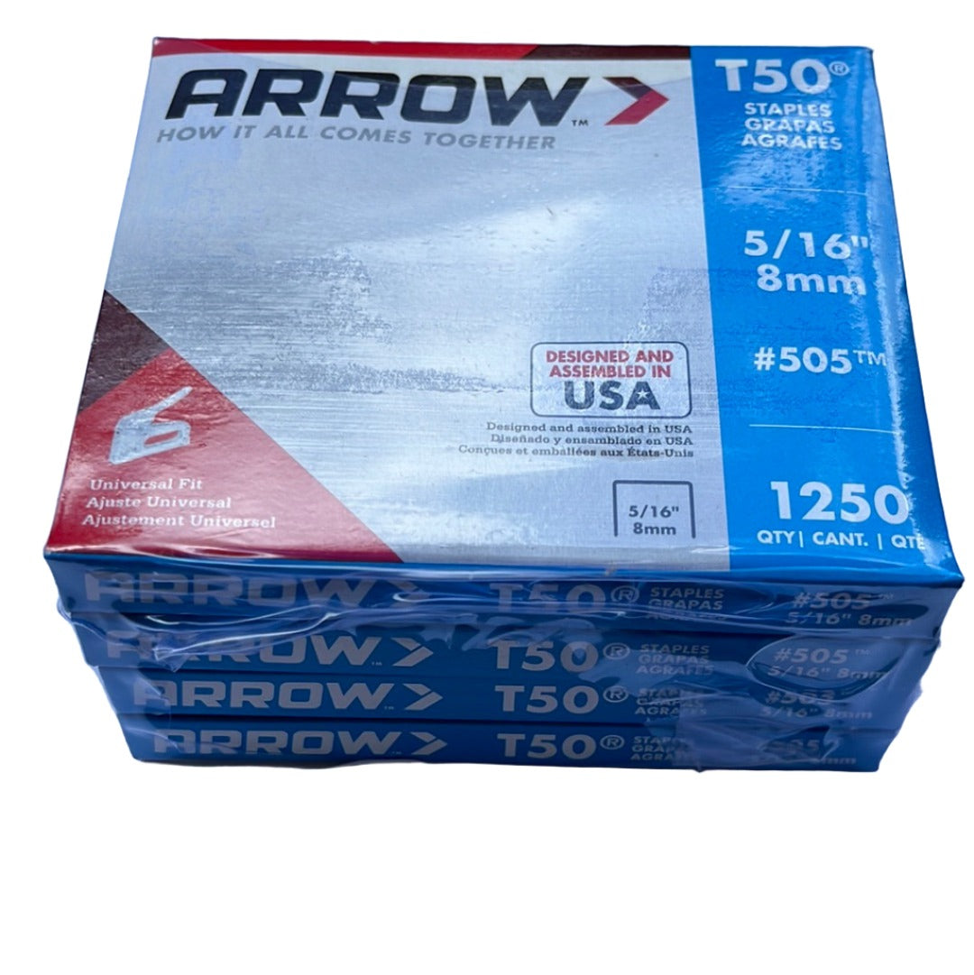 Arrow Staples 5/16" T-50 4-Pack