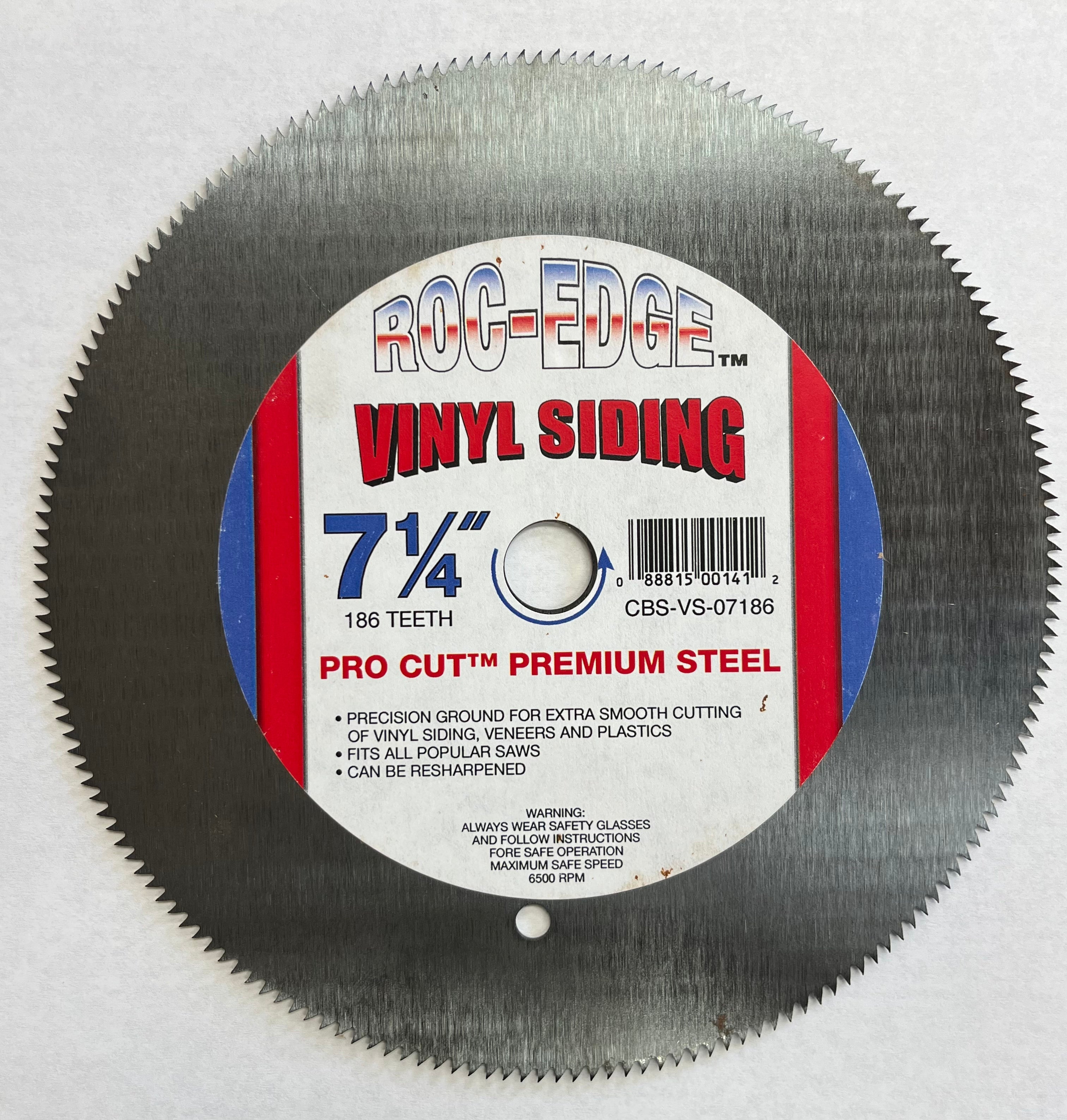 Vinyl Cutting Circular Saw Blade 7.25"