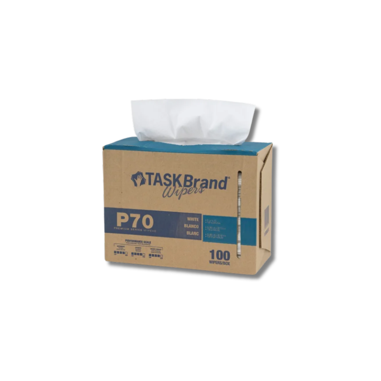 Task Brand P70 Premium Wiping Cloths 100/Bx