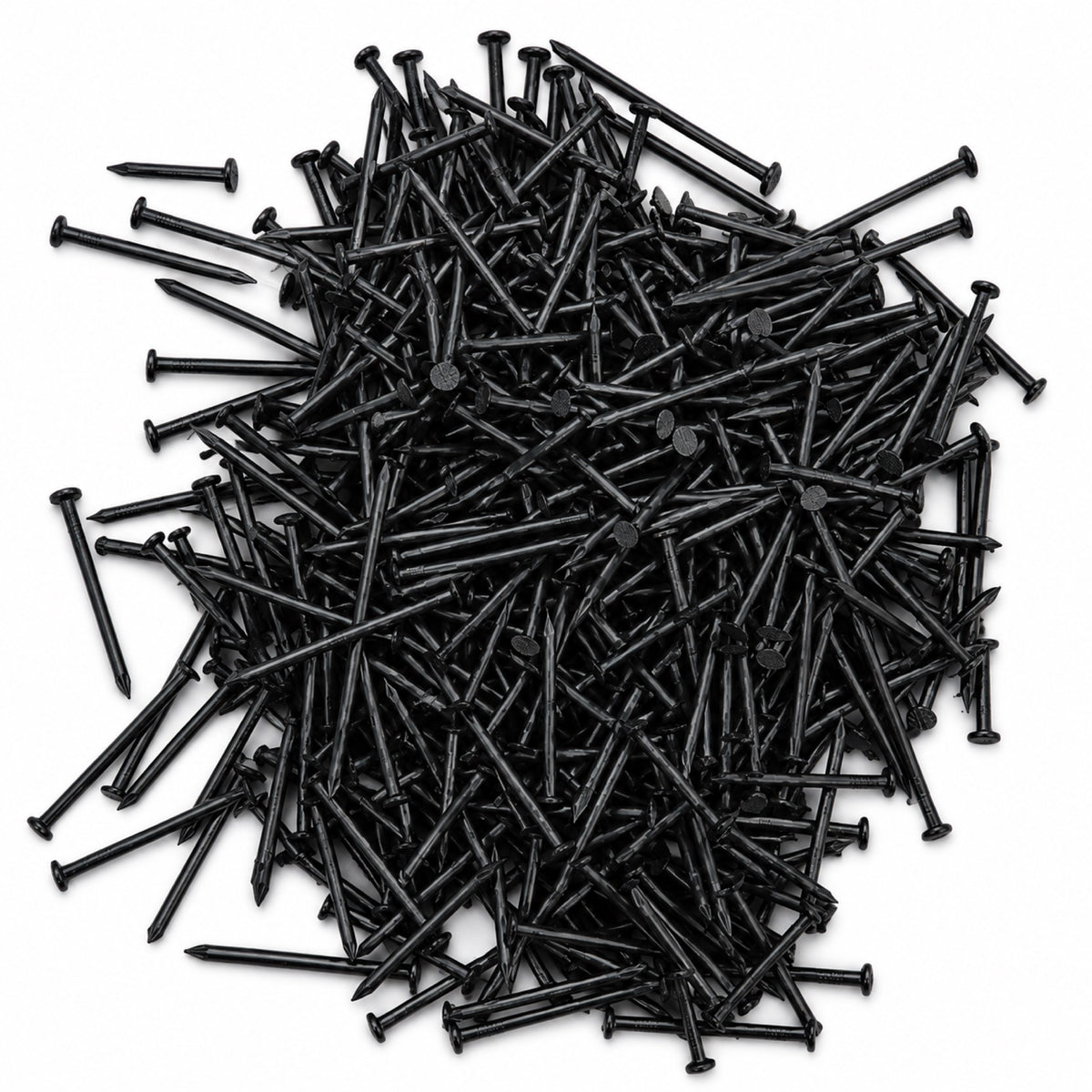 Stainless Steel Trim Nails - 1.25" x 15 Gauge - Smooth Shank (1 lb) - Flat Head - Siding, Soffit, Fascia, Painted Trim