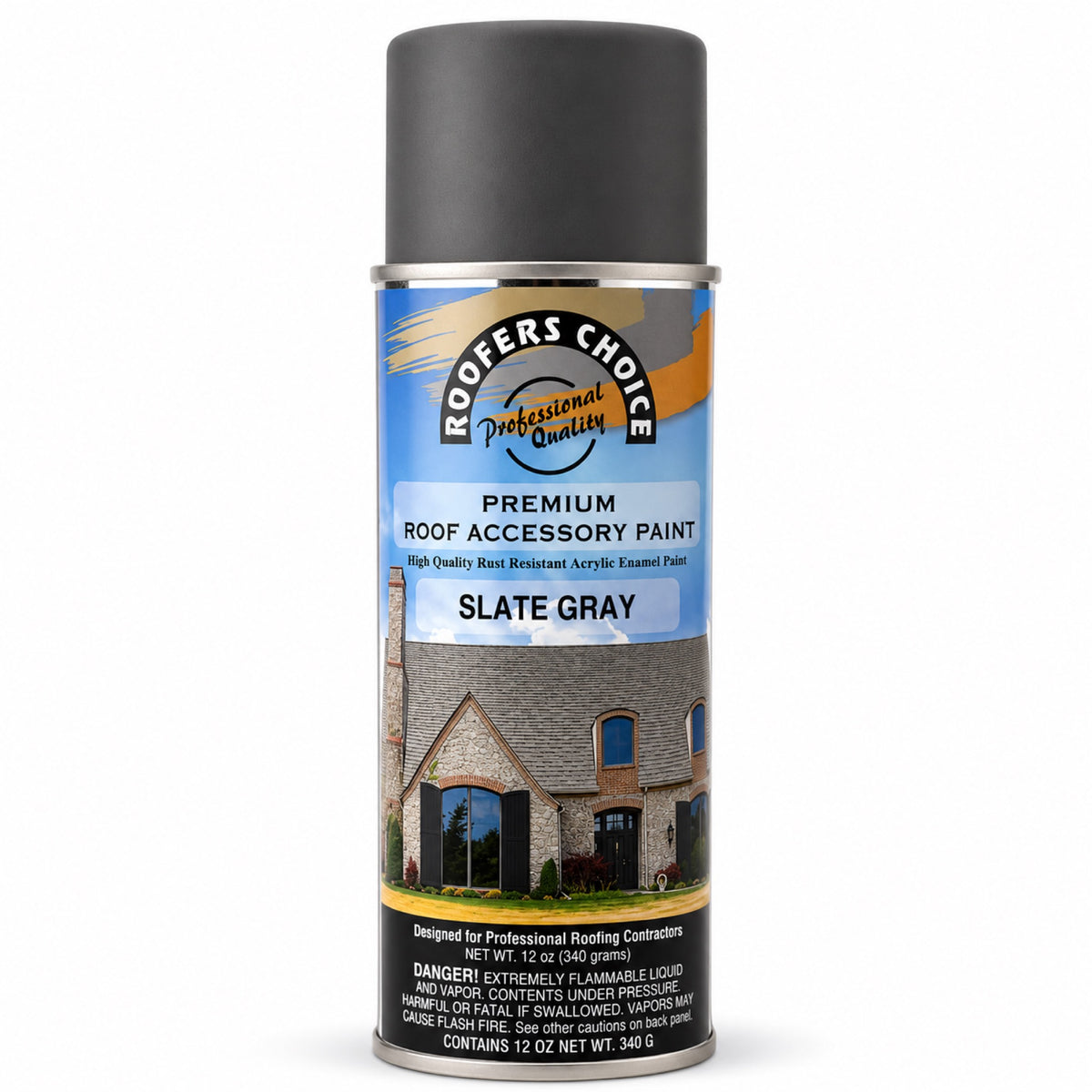Premium Accessory Roof Spray Paint - Slate Gray 12oz