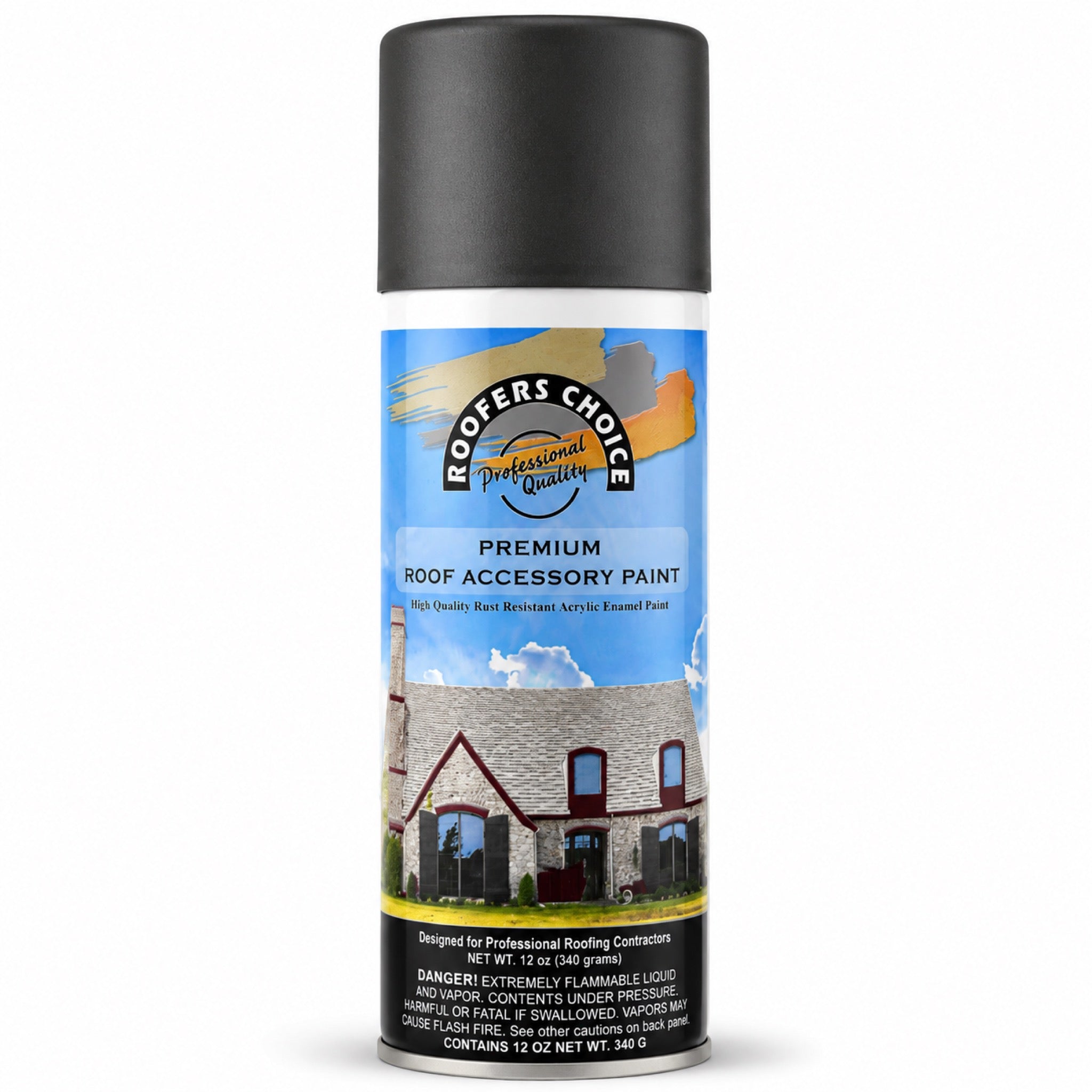 Premium Accessory Roof Spray Paint- Charcoal / Rustic Black 12oz