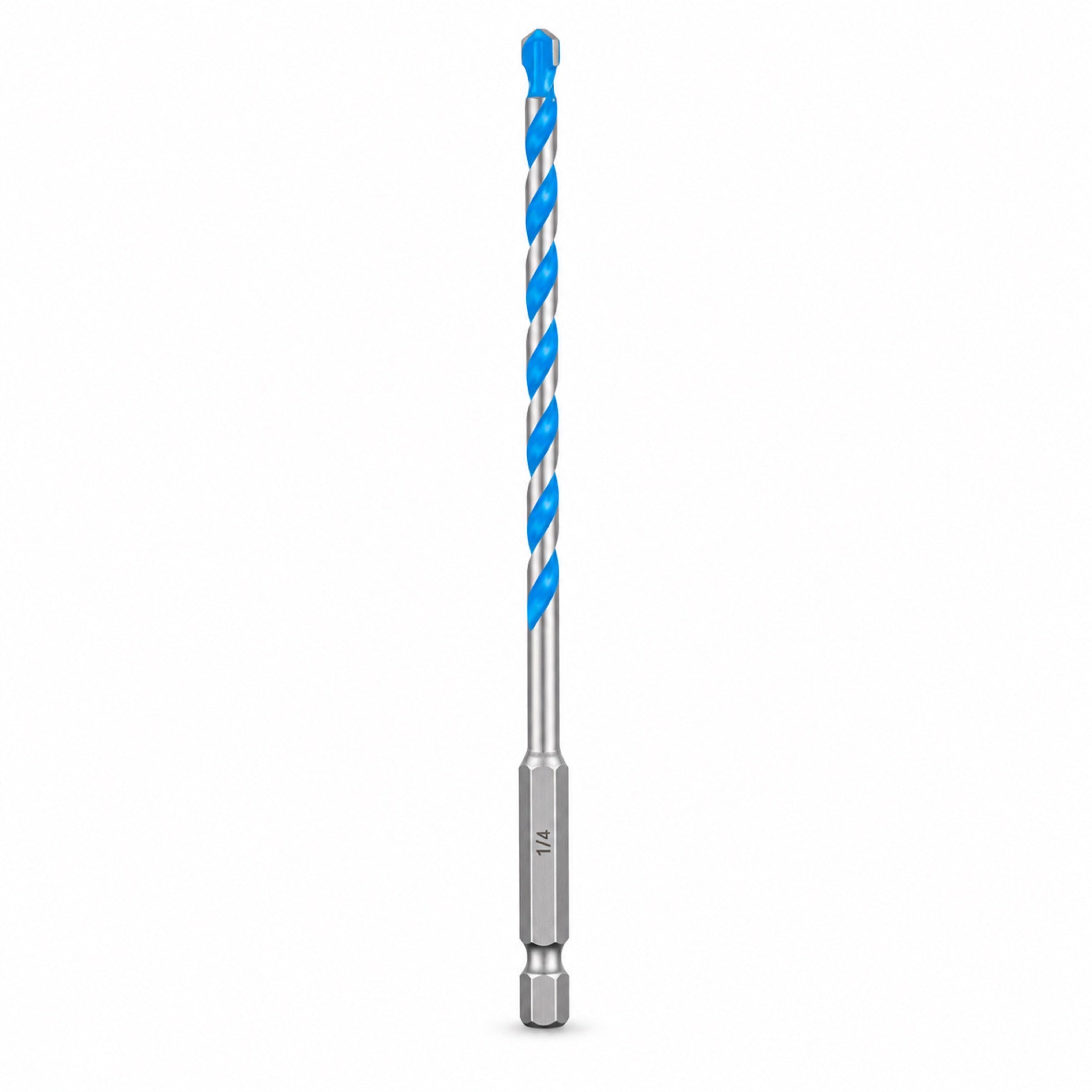 1/4" x 6" Hex Shank Masonry Drill Bit for Impact Driver