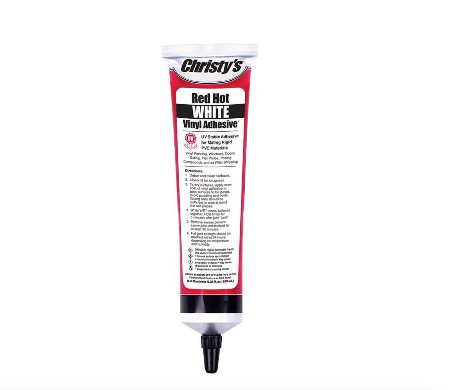 Christy's Red Hot Vinyl Adhesive 5.25 oz (White)