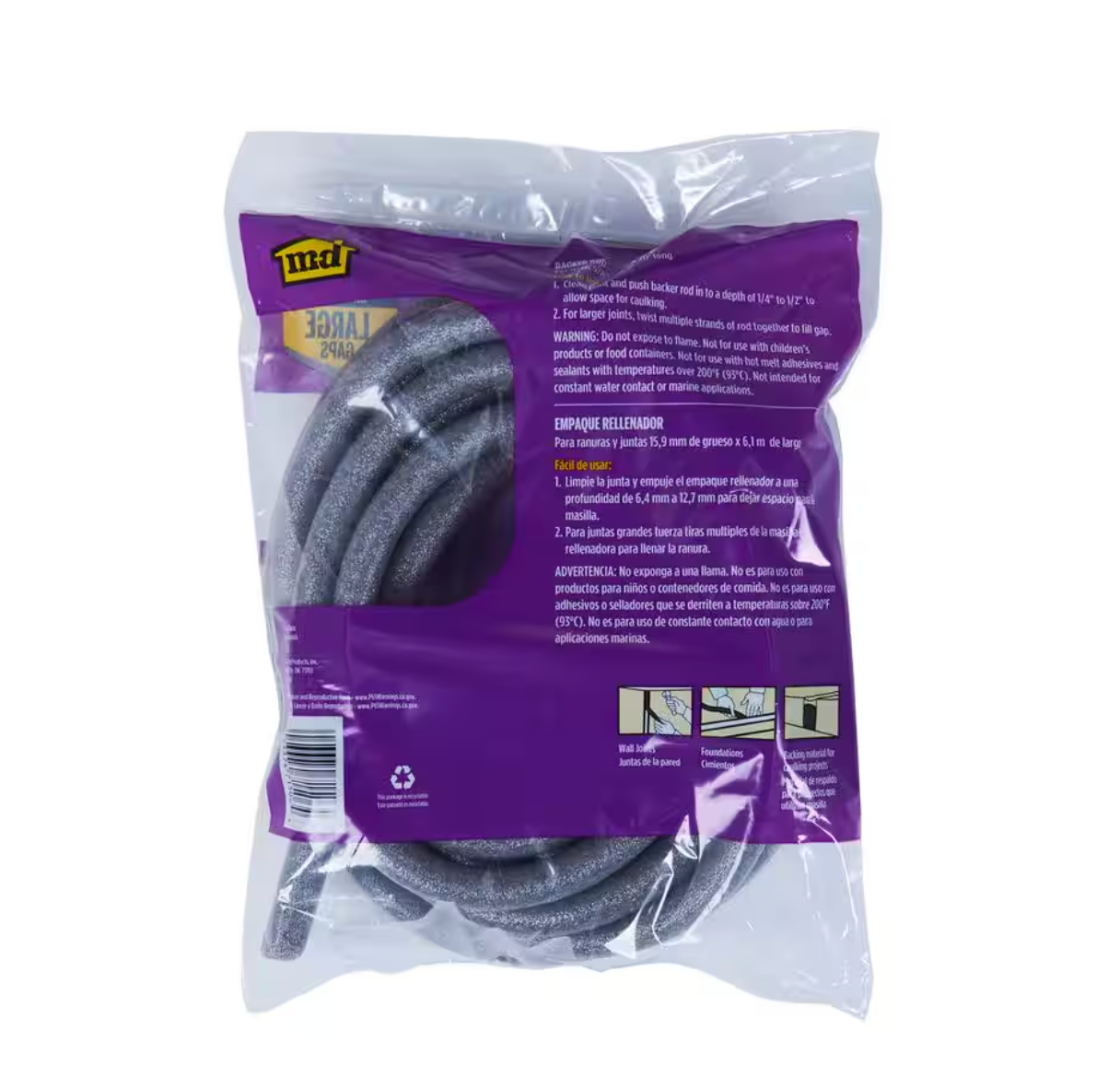 Backer Rod - 5/8" x 20' #MD 71506