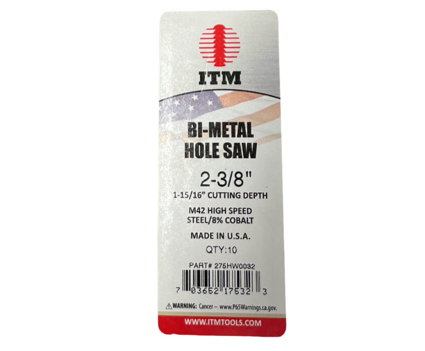 Bi Metal Hole Saw 2-3/8"