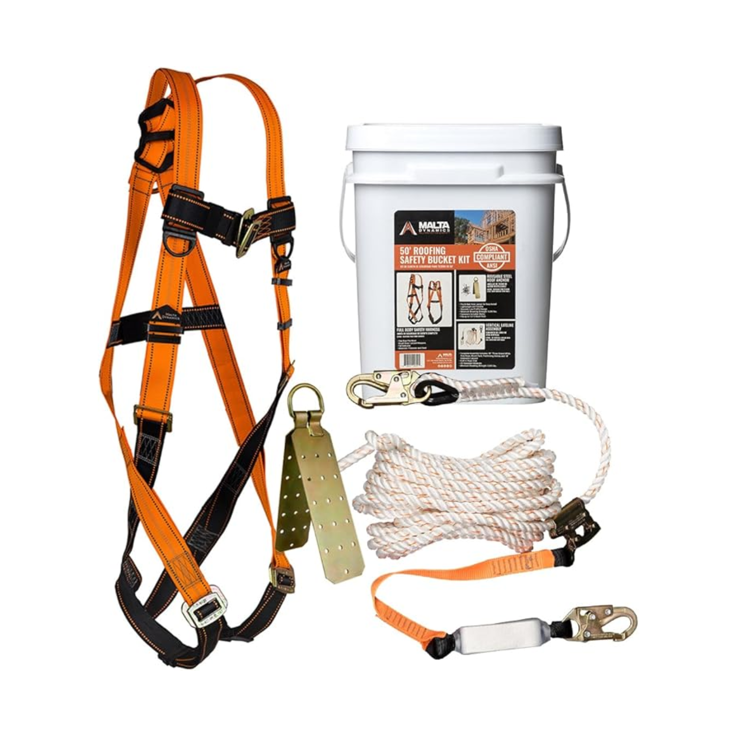 Safety Fall Kit W/Reusable Anchor