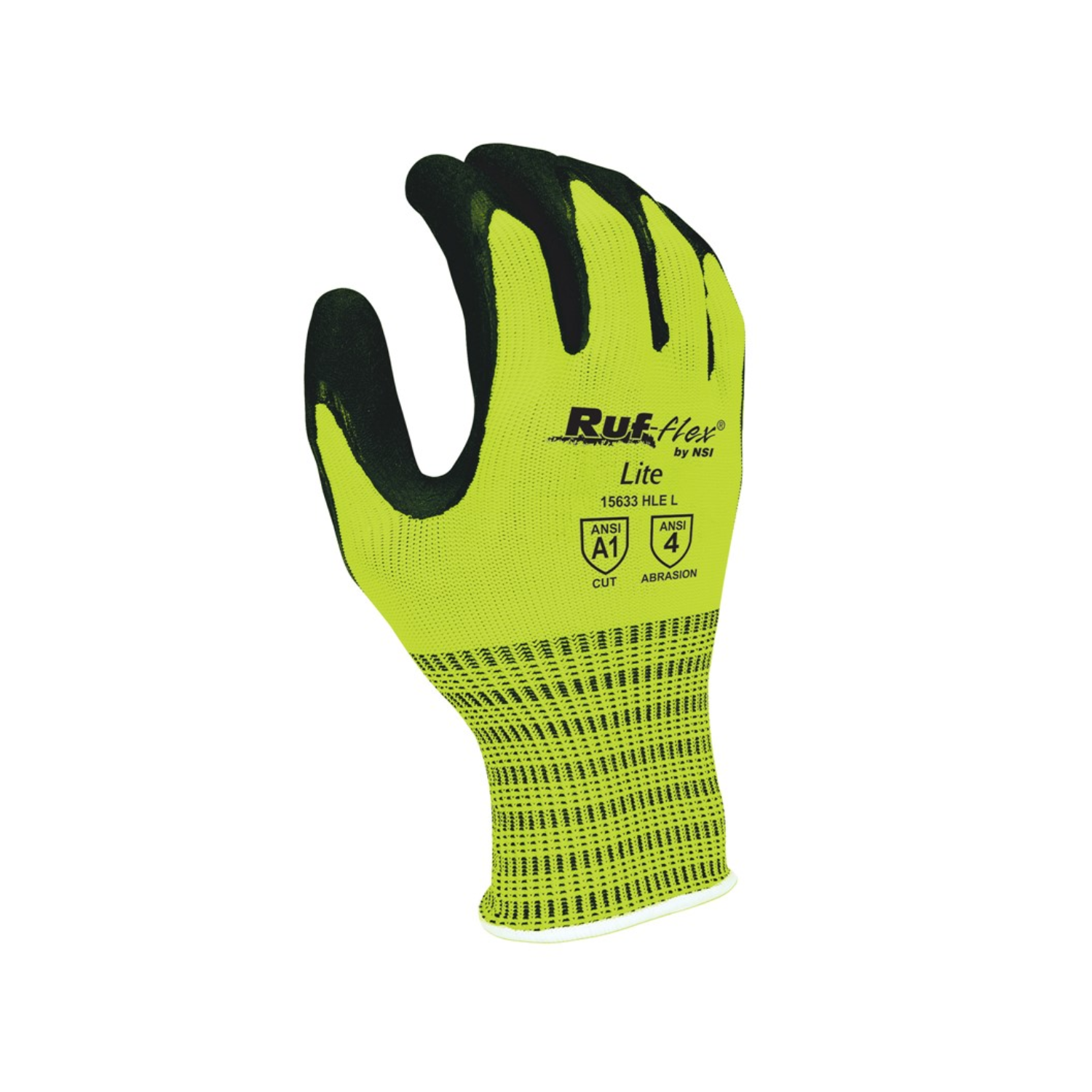 Hi-Viz Lightweight Latex Palm Coated String Knit Gloves