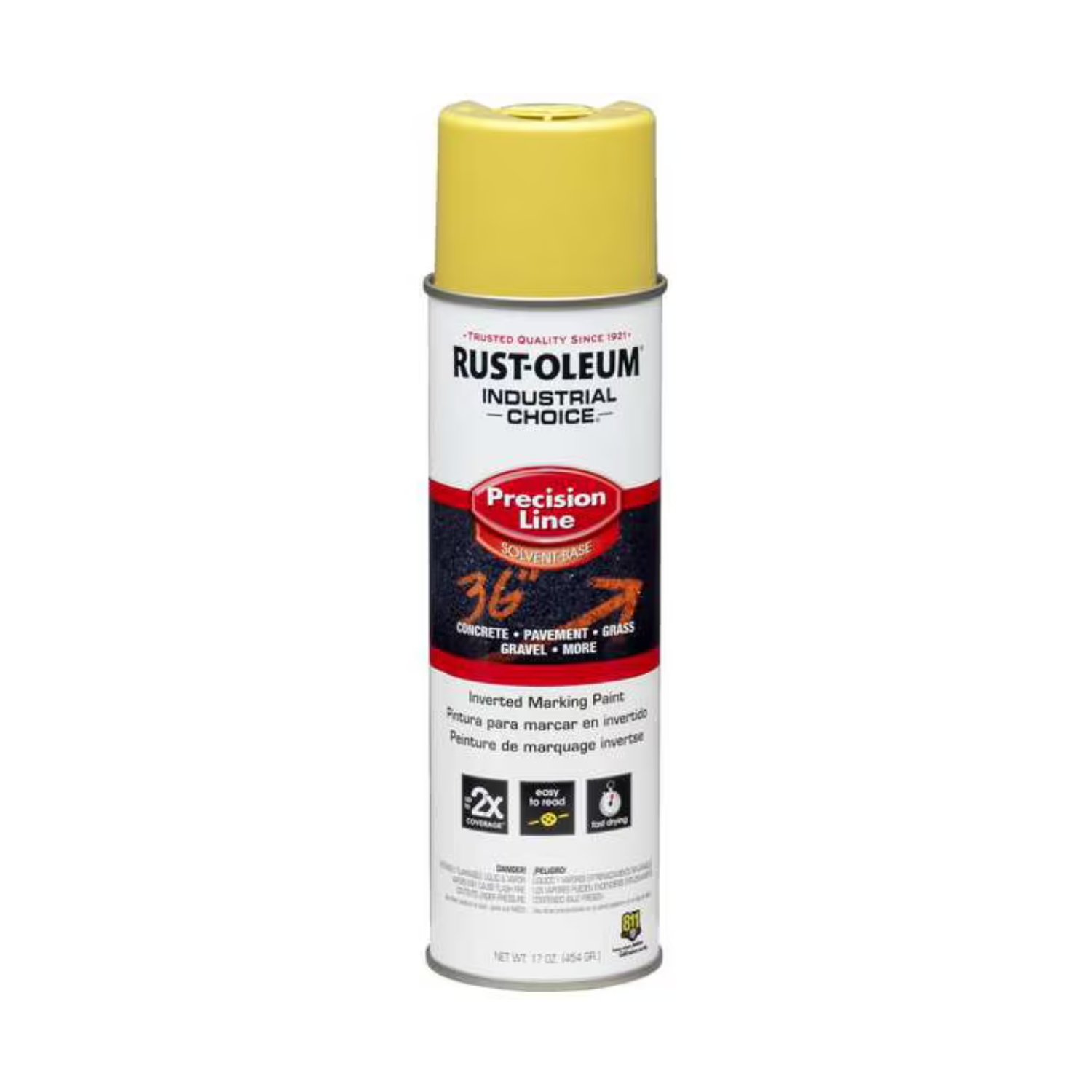 Spray Paint Marking Hi-Viz Yellow