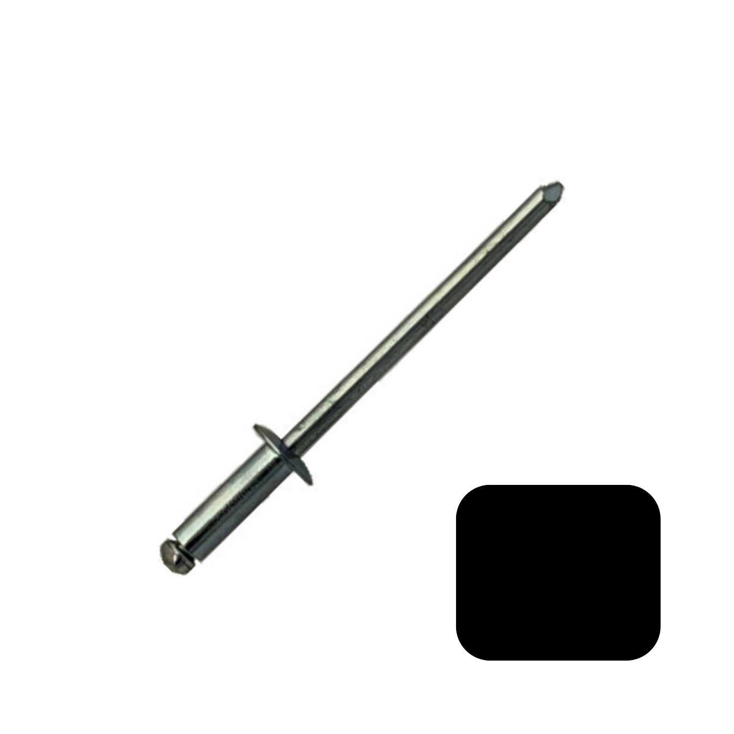 Blind Open Rivet #44 Black  (100/bag)