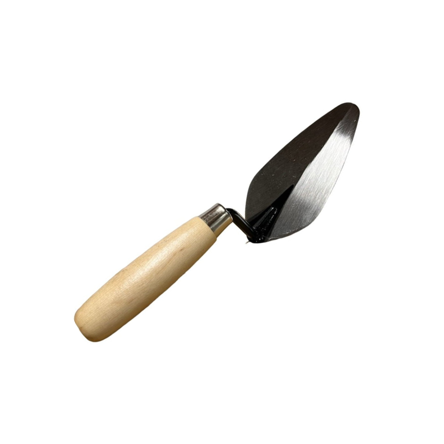 5" Round Nose Gauging Trowel with Wood Handle