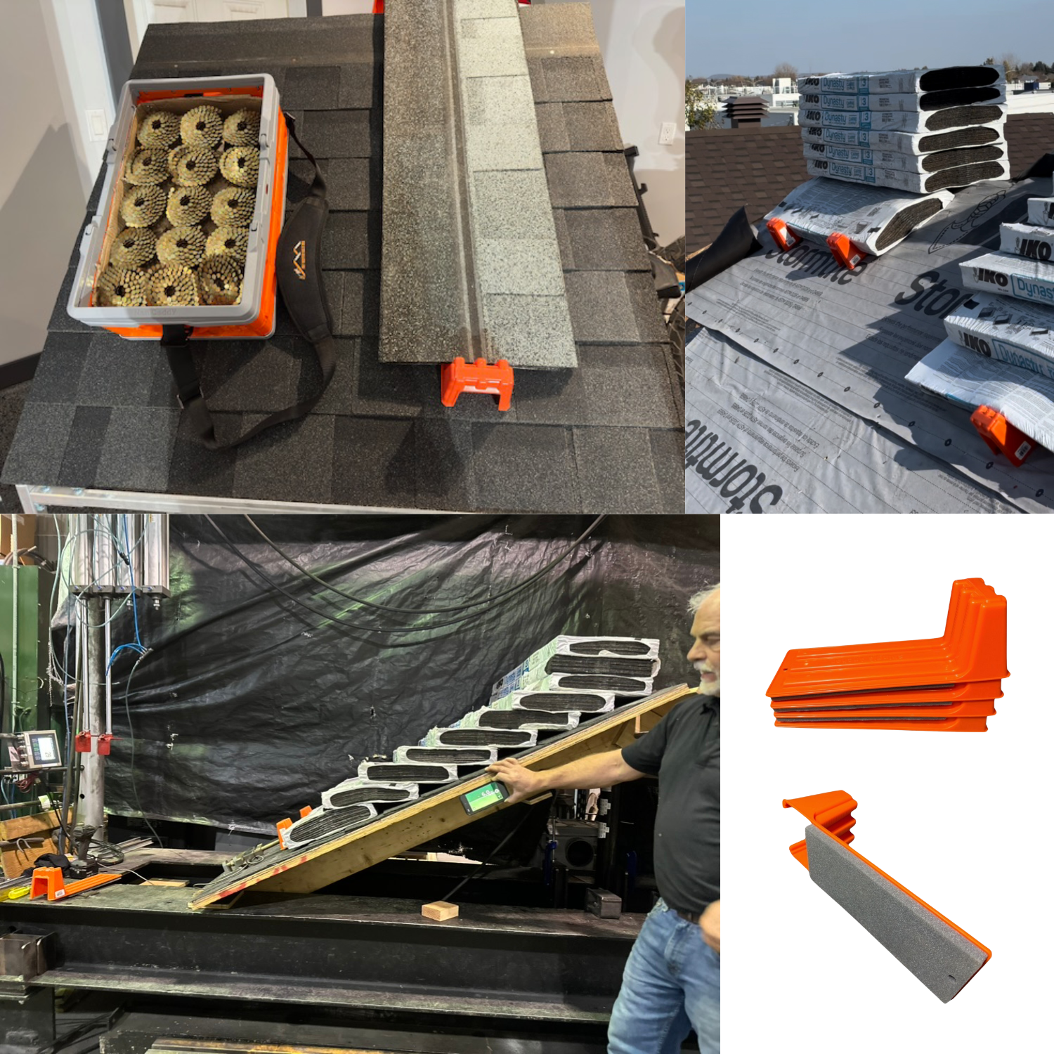 Shingle Anchor with Non-Slip Foam Base For Rooftops (1 Piece)