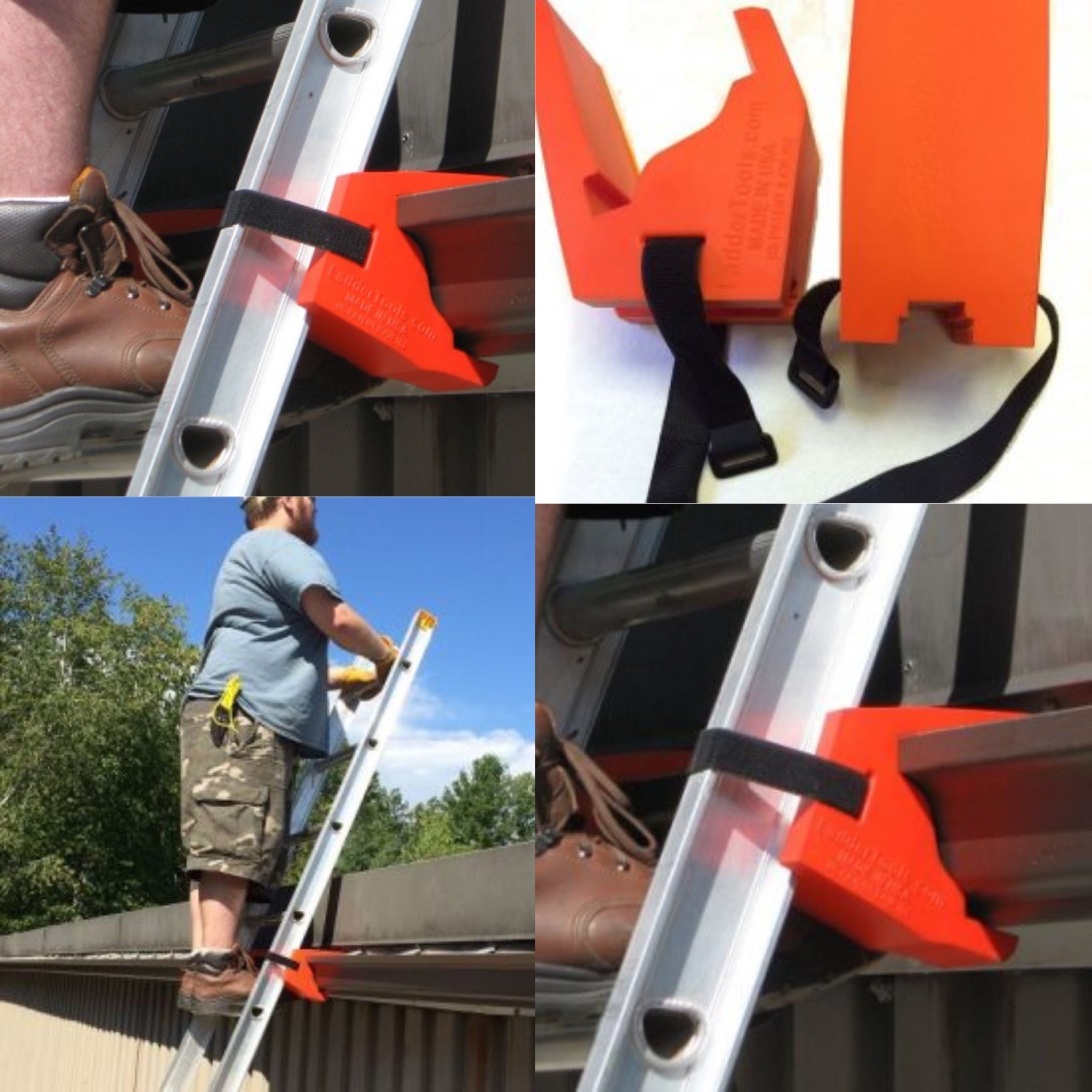 Gutter Mitts Heavy-Duty Ladder Gutter Protectors for Roofers (2 Pack)
