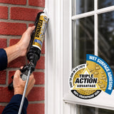 DAP Dynaflex Ultimate Premium All Weather Exterior Window, Door, Siding & Trim Sealant - 10.1 oz. White