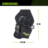 AWP Heavy-Duty Drill/Tool Holster Pouch with Multi-Pocket Storage & Quick-Release Strap