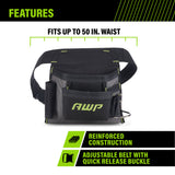 AWP Handyman 6 Pocket Tool Apron with Steel Hammer Holder