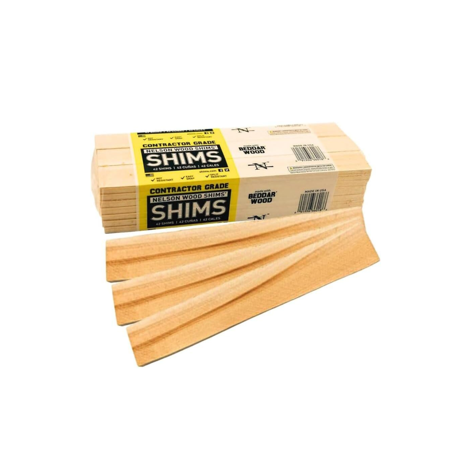 12" Inch Beddar Wood Shims - Contractor Bundle