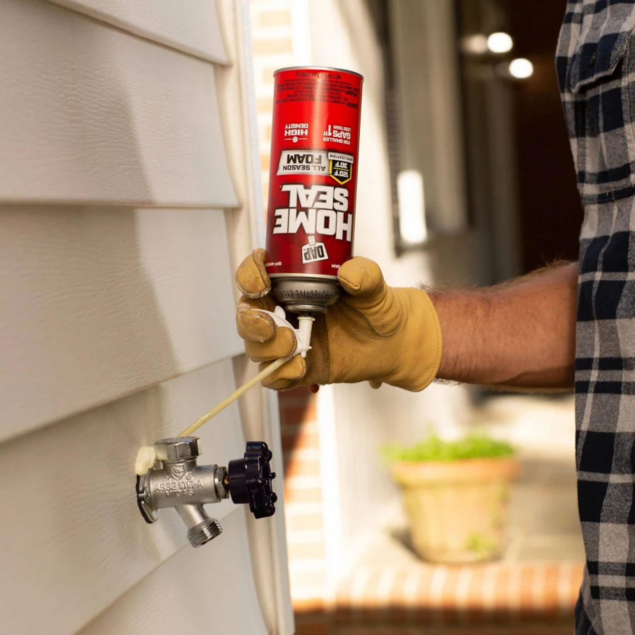 DAP Home Seal Minimum Expanding Sealant Off White -  12 Oz