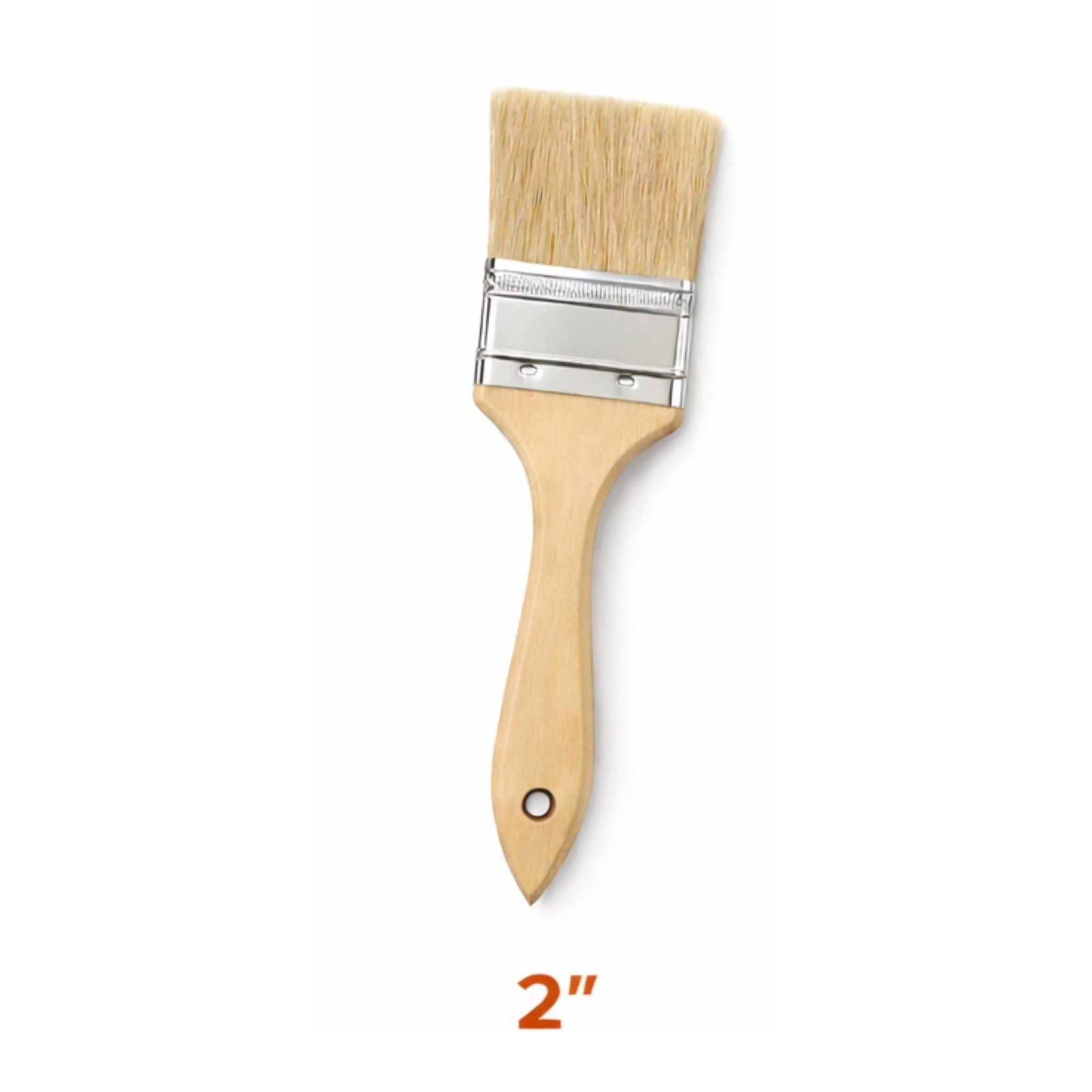Chip Brushes with Sanded Wood Handles