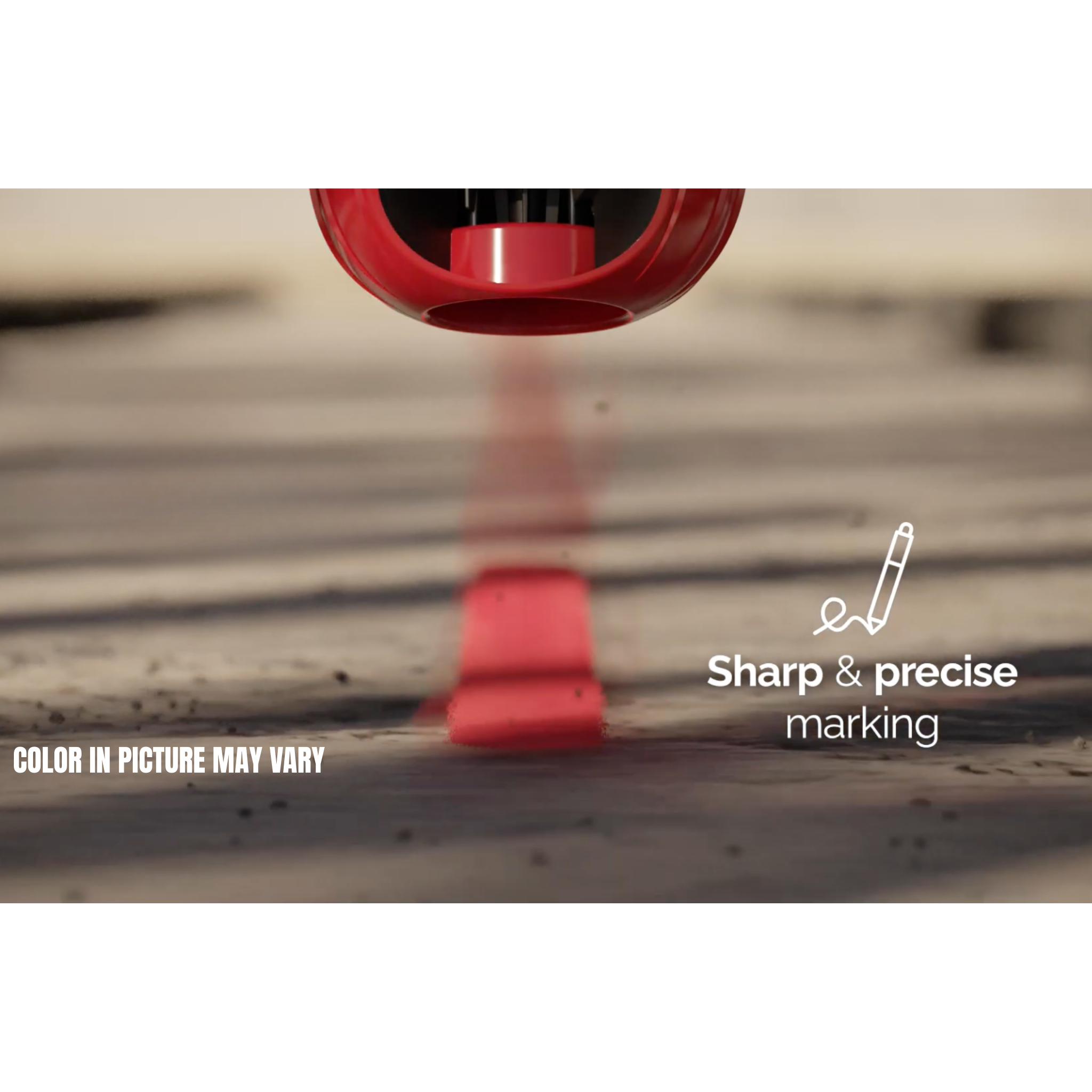 Hi-Viz Marking Spray Paint with TP Safety Cap - ORANGE 12oz