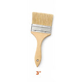Chip Brushes with Sanded Wood Handles