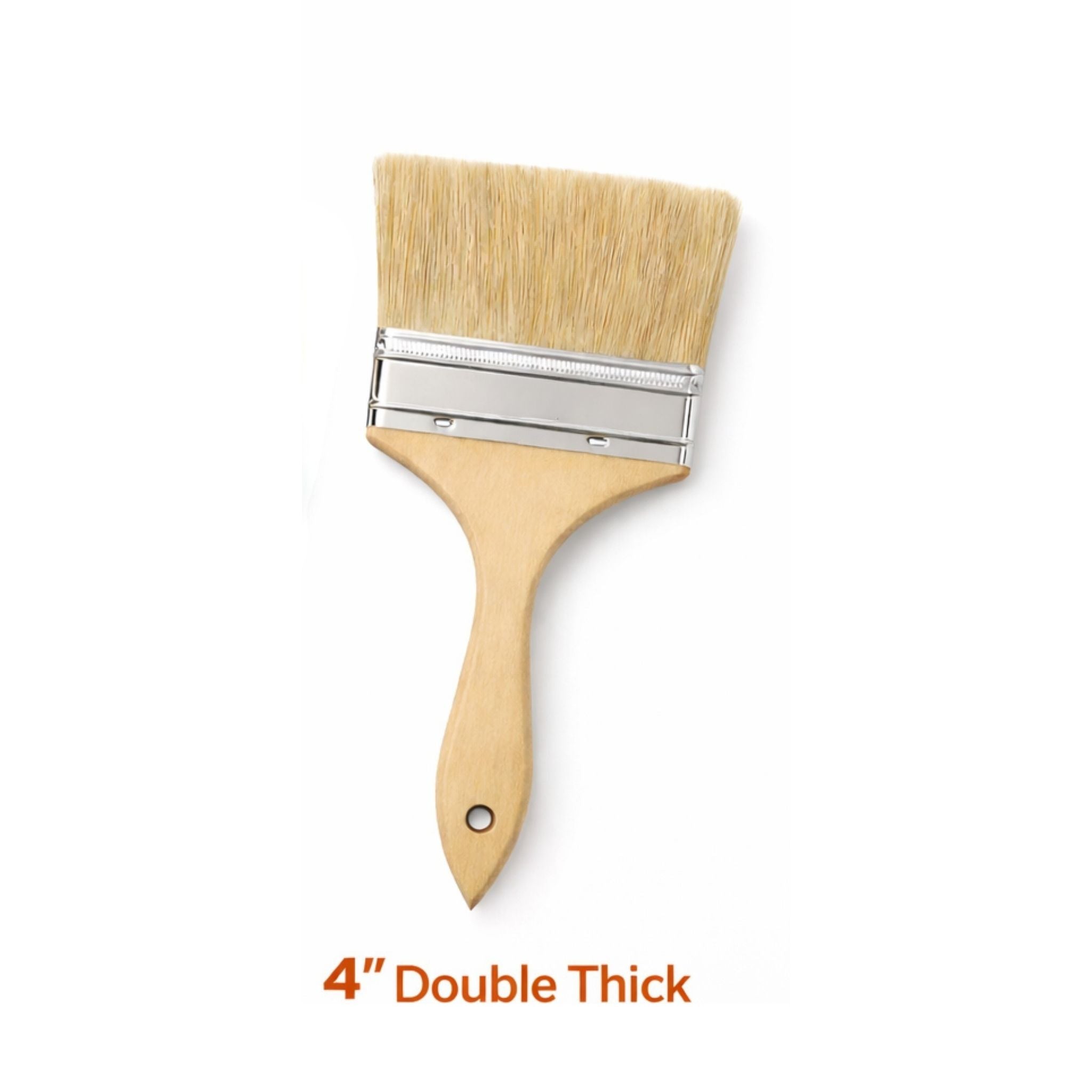 Chip Brushes with Sanded Wood Handles