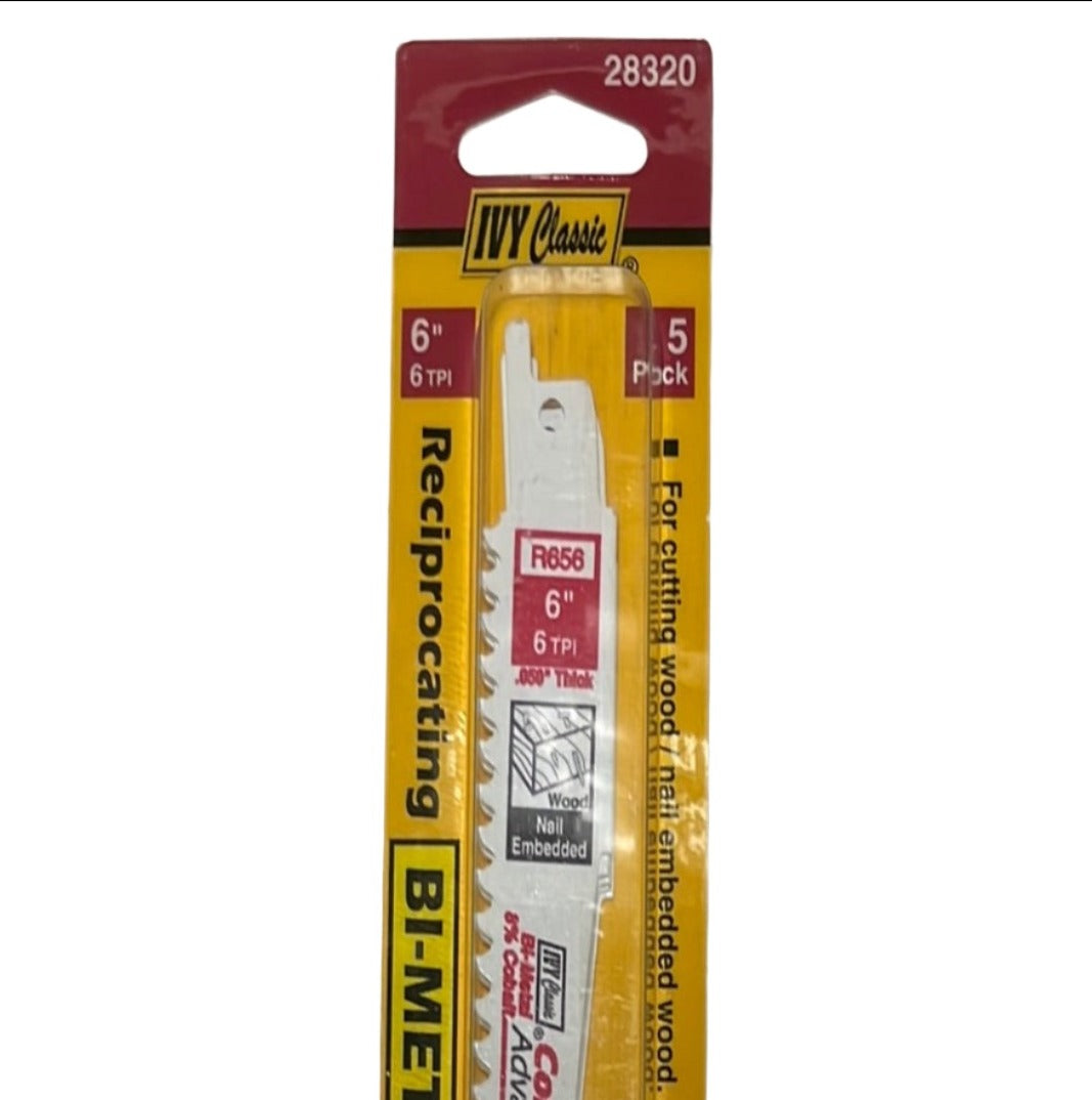 Ivy Classic 6" Wood Reciprocating Blade 6tpi
