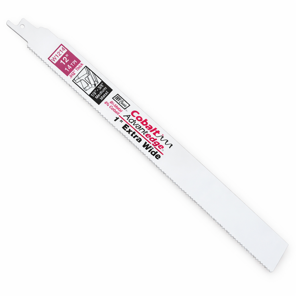 Ivy Classic 12" Metal Cutting Reciprocating Blade – 14 TPI - For Structural Steel & Metal Cutting (5 pack)