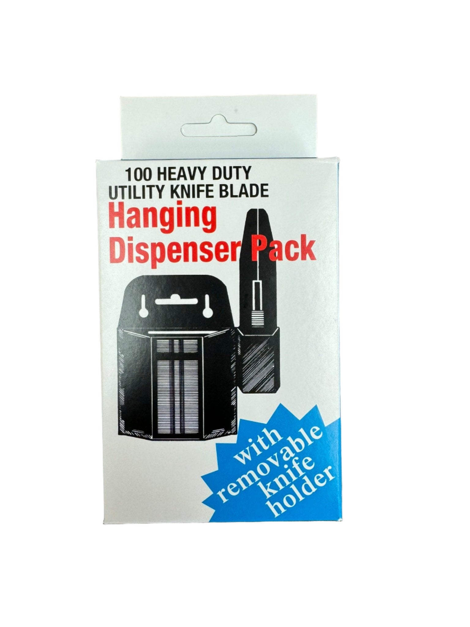US Blade Straight Utility Blade 100pk with Dispenser