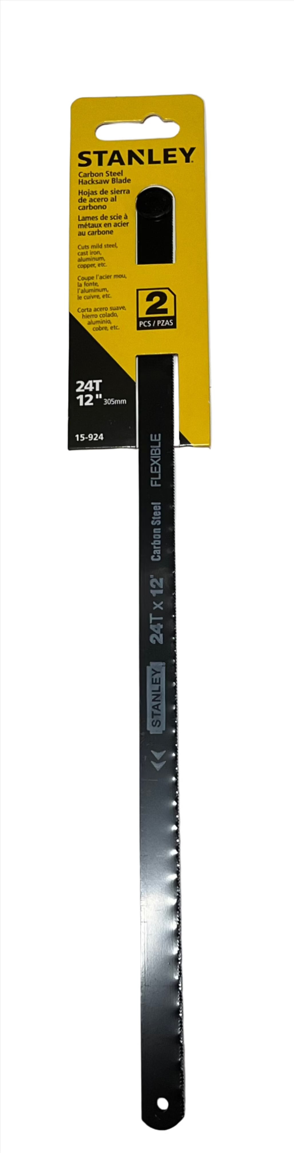 Hacksaw Blade 12" 24tpi  2pk