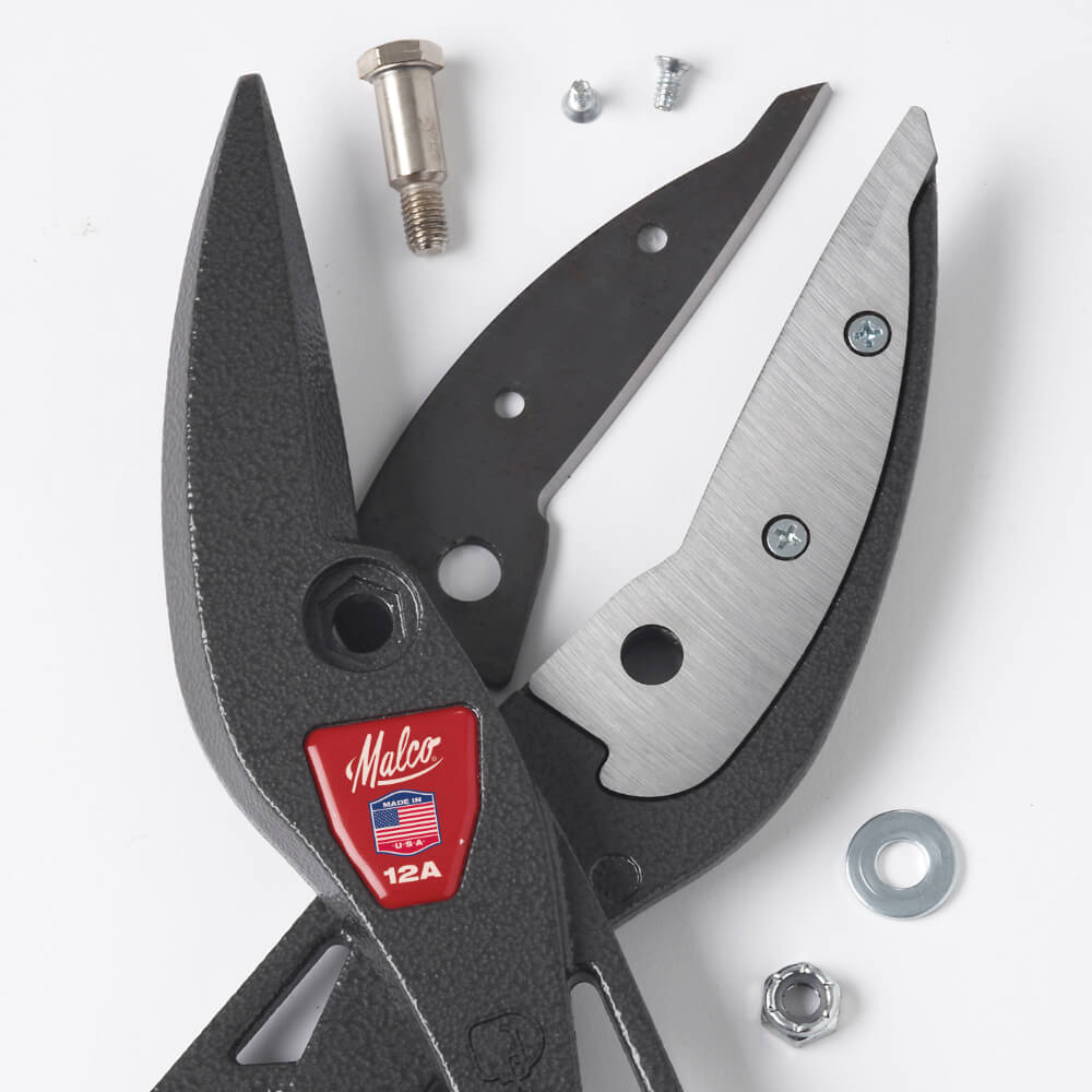 Malco 12" Andy Classic Aluminum Handled Snips -Combination Cuts #MC12A
