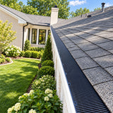 Stealth Gutter Defense® – Polypropylene Gutter Guard & Leaf Protection System - 100' (25x 4ft Panels) - Fits Both 5" & 6" Gutters