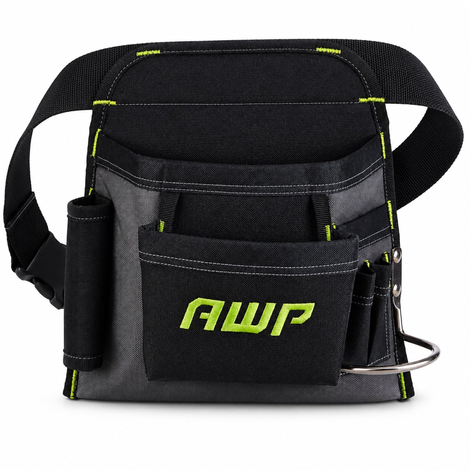 AWP Handyman 6 Pocket Tool Apron with Steel Hammer Holder
