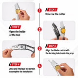 Roofing Shark Knife Utility Knife Set with Blade & Sheath