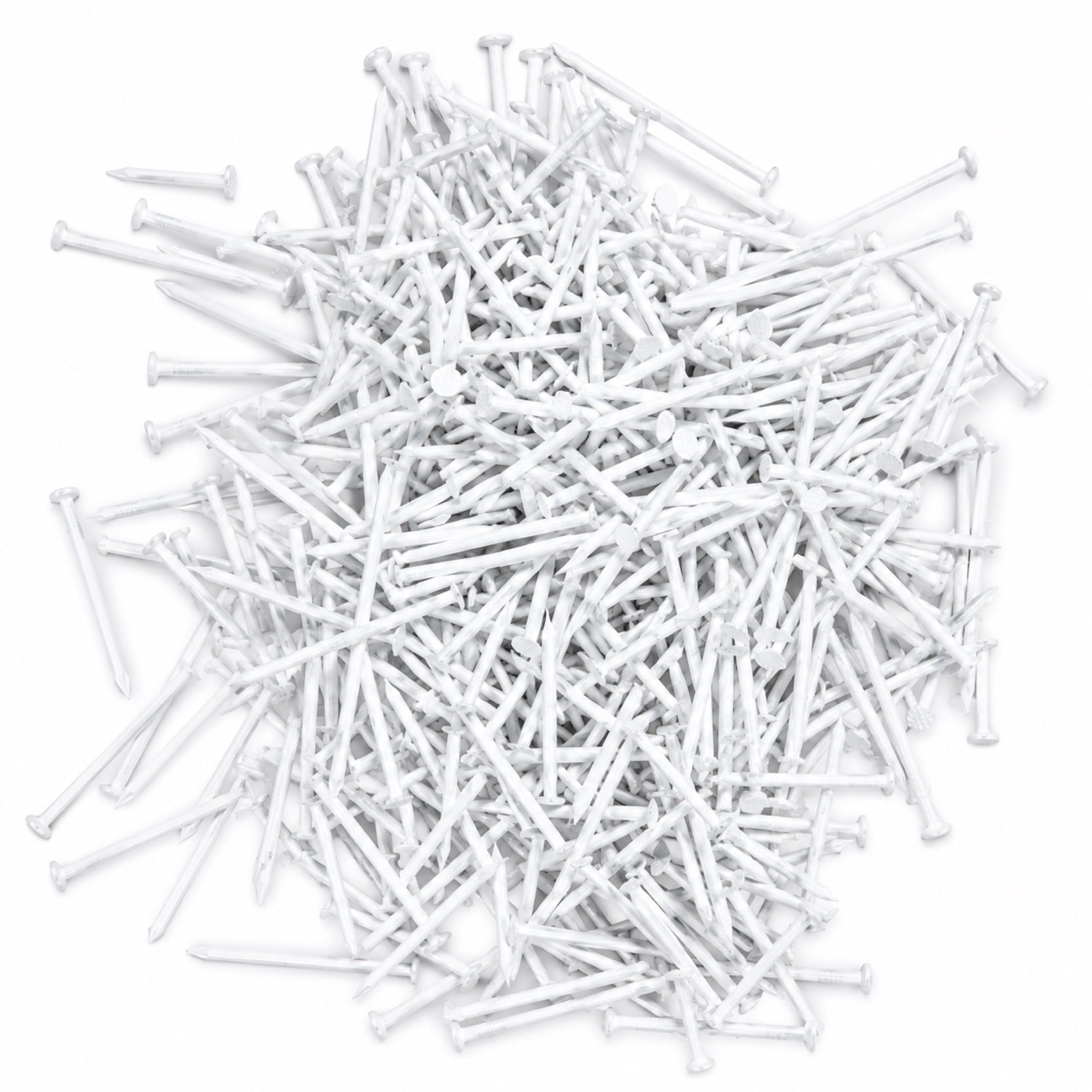 Stainless Steel Trim Nails - 1.25" x 15 Gauge - Smooth Shank (1 lb) - Flat Head - Siding, Soffit, Fascia, Painted Trim
