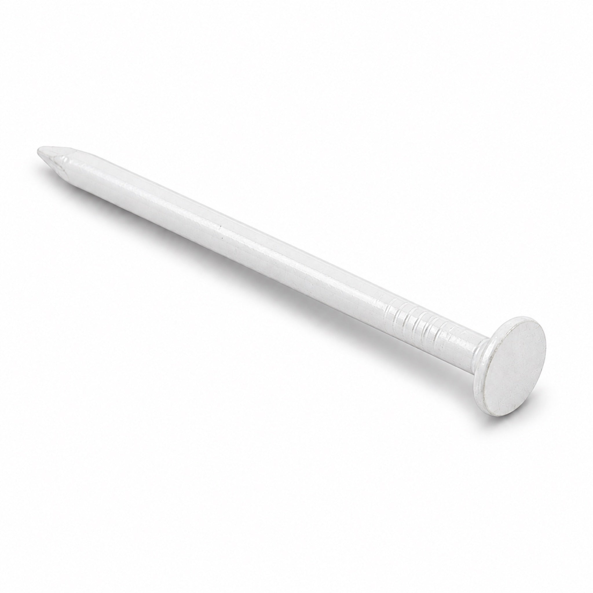 Stainless Steel Trim Nails - 1.25" x 15 Gauge - Smooth Shank (1 lb) - Flat Head - Siding, Soffit, Fascia, Painted Trim