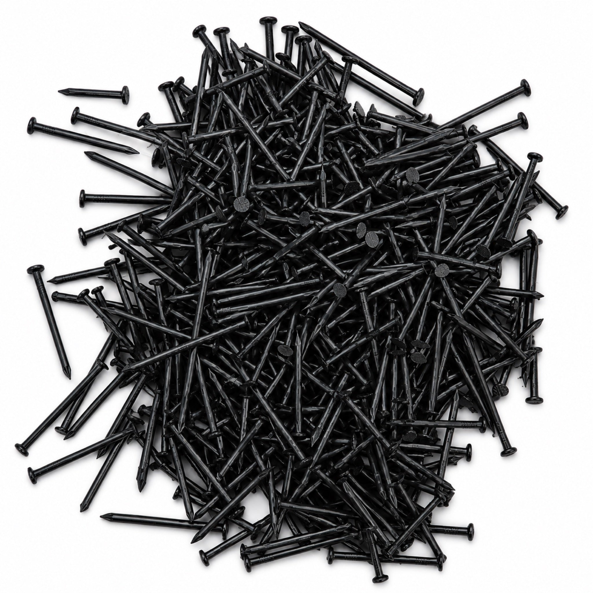 Stainless Steel Trim Nails - 1.25" x 15 Gauge - Smooth Shank (1 lb) - Flat Head - Siding, Soffit, Fascia, Painted Trim