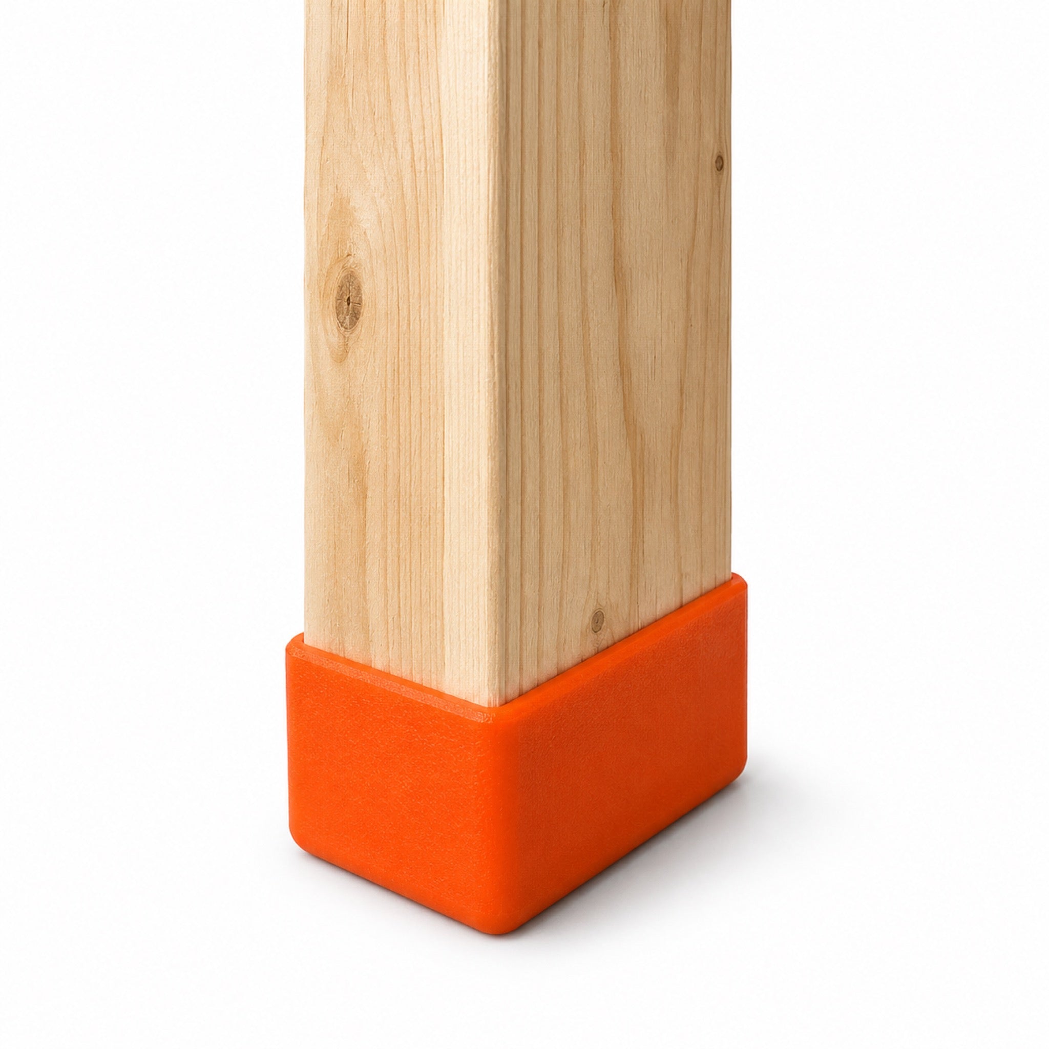 2x4 Wood/Lumber Stud Bumpers – Surface Protection Pads (4-Pack)