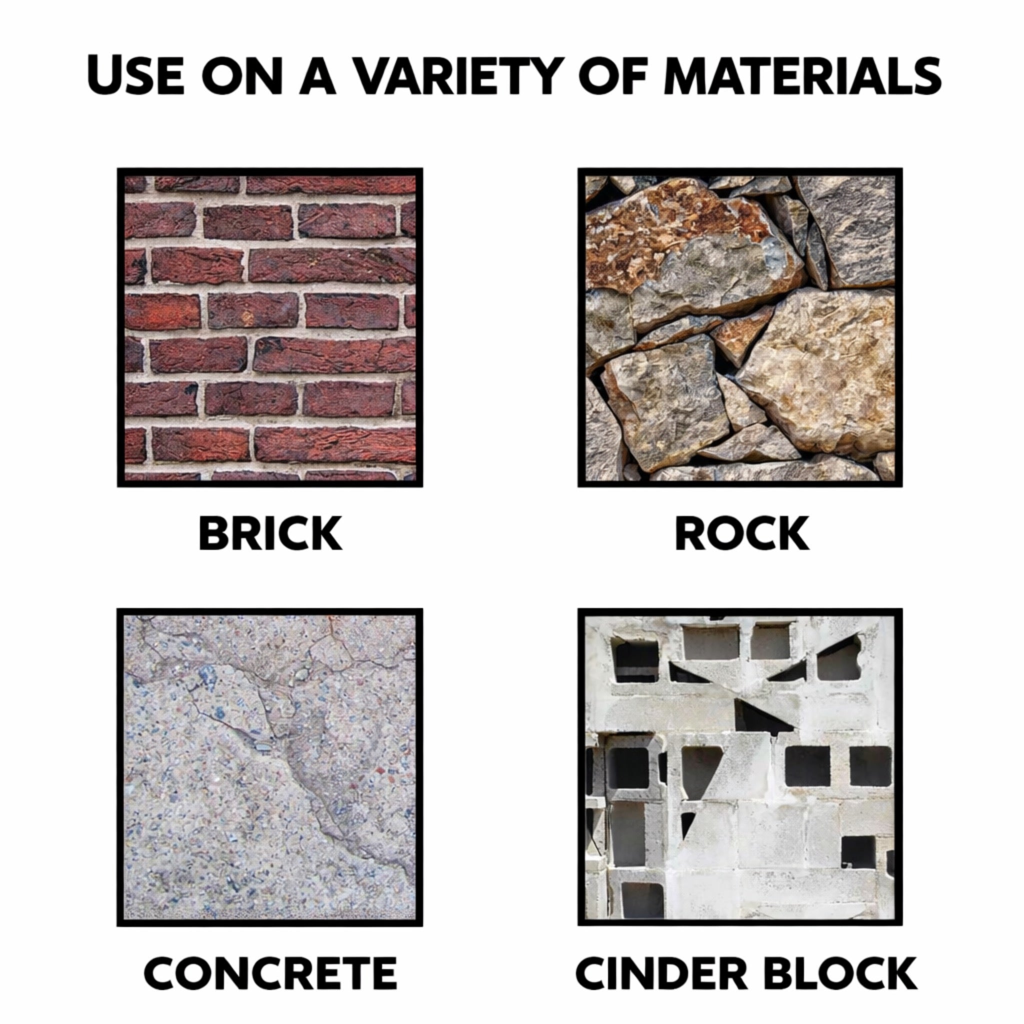 Masonry Drill Bit 1/8" x 6" Hex Shank for Impact Driver
