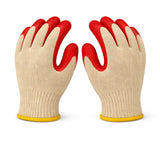 Latex Red Palm Coated Knit Gloves (One Size)