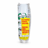 10' x 25' Clear 3 mil Plastic Sheeting - Dropcloth General Purpose Barrier